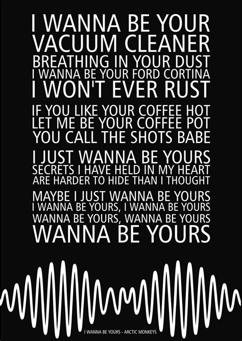 Lyrics arctic monkeys i wanna be yours - I Wanna Be Yours lyrics, I Wanna Be Yours, Arctic Monkeys, Arctic Monkeys lyrics, Song lyrics. ... I Wanna Be Yours. Arctic Monkeys. From This Artist. More. keyboard_arrow_left_icon keyboard_arrow_right_icon. The Car. 2022. Tranquility Base Hotel & Casin... 2018. AM. 2013. Suck It And See. 2011. Humbug. 2009. Favourite Worst …